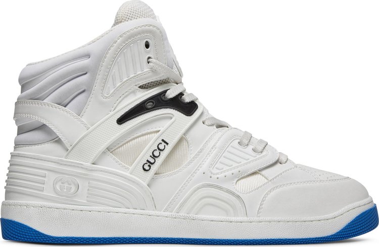 Gucci Basket High Sneaker 'White Blue'