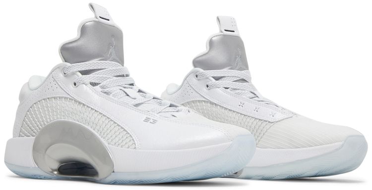 Air Jordan 35 Low White Metallic Silver