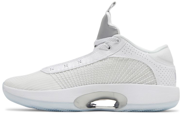 Air Jordan 35 Low White Metallic Silver