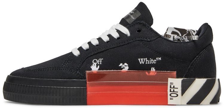 Off White Vulc Low Black White