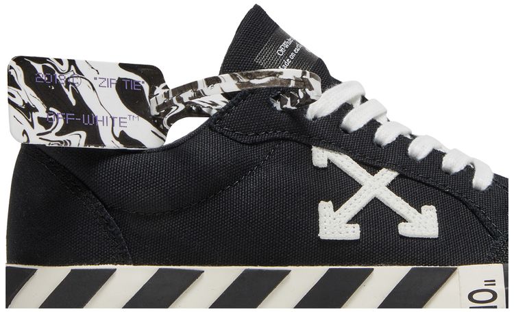 Off White Vulc Low Black White