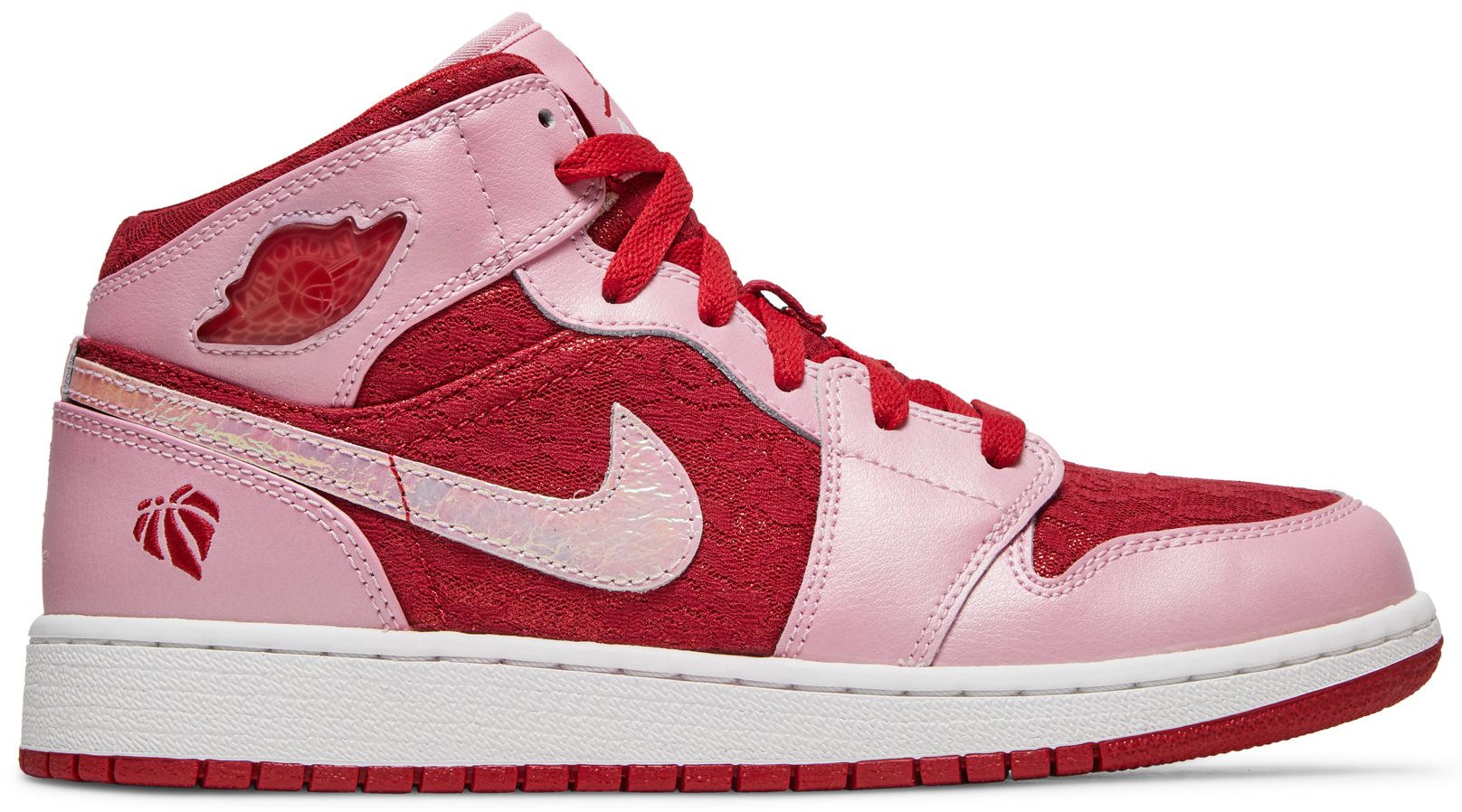 Buy Air Jordan 1 Mid Premium GS 'Valentine's Day' 579748 607 GOAT