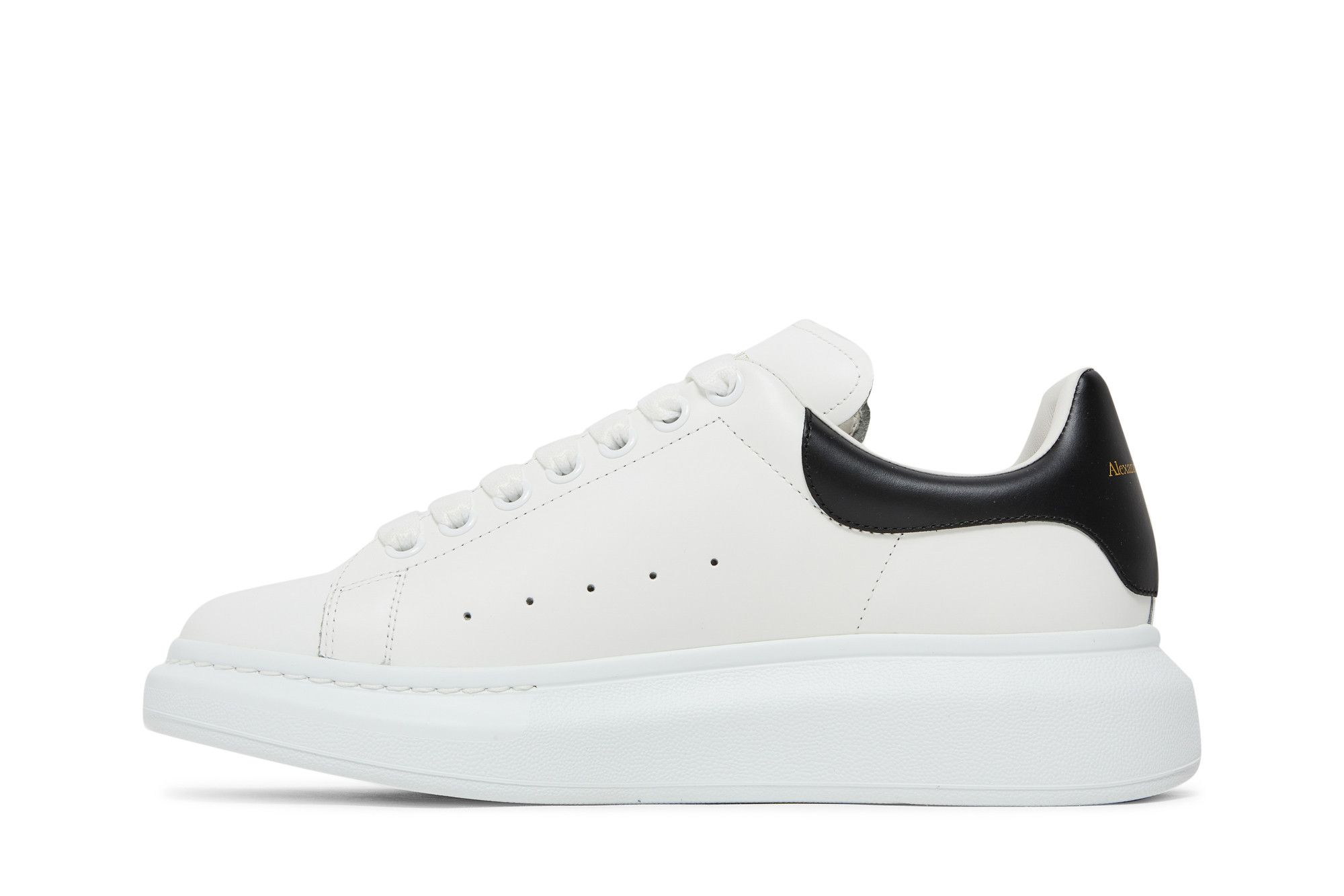 スニーカー ALEXANDER MCQUEEN Sneakers Men Leather White/Black Alexander McQueen Oversized leather sneakers - Joseph | Men