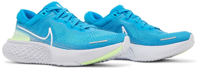 Nike ZoomX Invincible Run Flyknit Blue Orbit Lime Glow