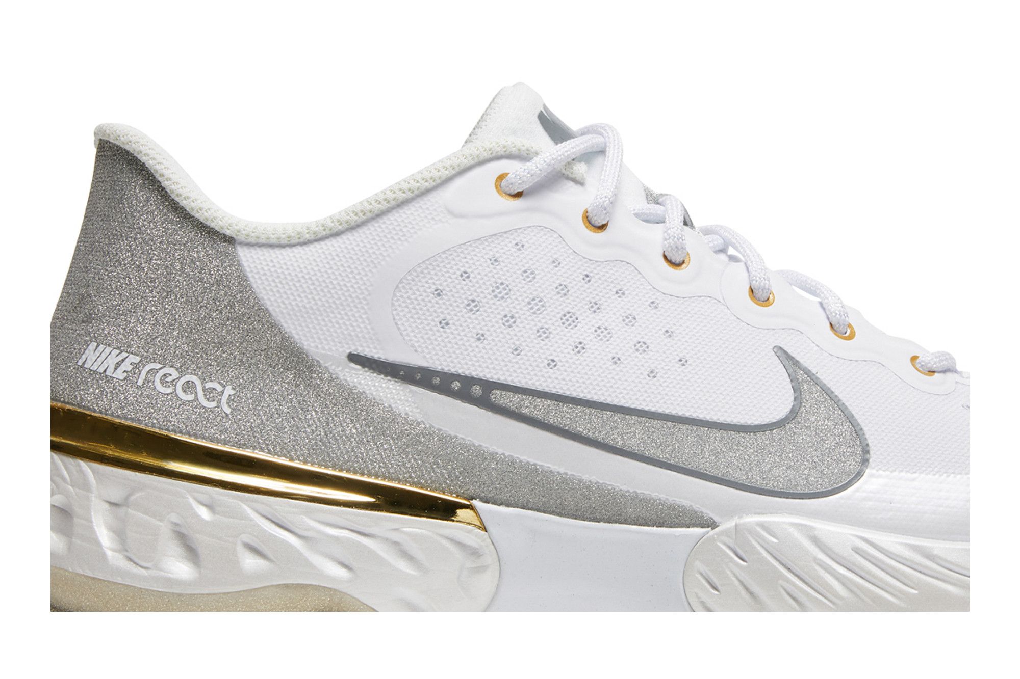 Buy Alpha Huarache Elite 3 Low White Metallic Silver CV3552 102 GOAT CA