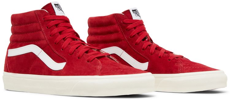 Vans Sk8 Hi Pig Suede   Chili Pepper