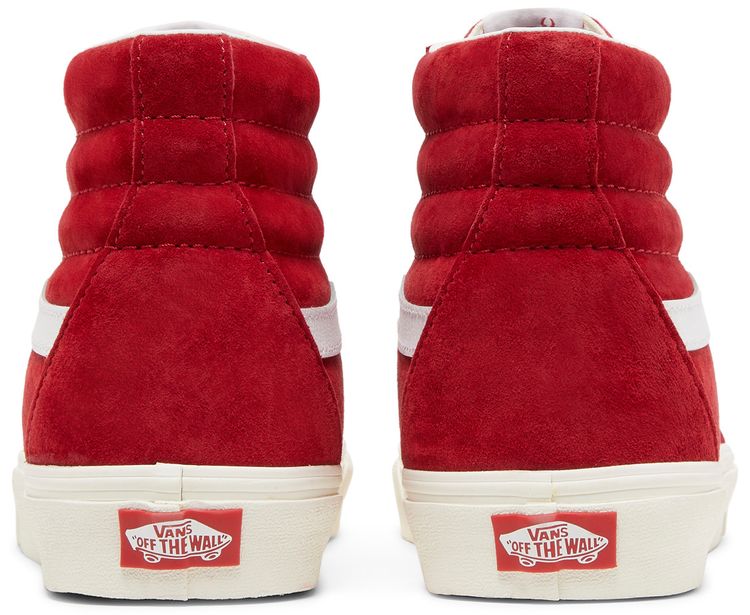 Vans Sk8 Hi Pig Suede   Chili Pepper