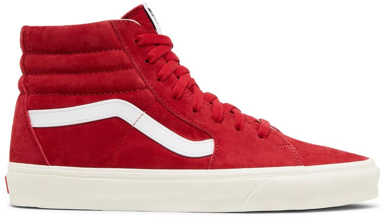 Vans Sk8 Hi Pig Suede   Chili Pepper