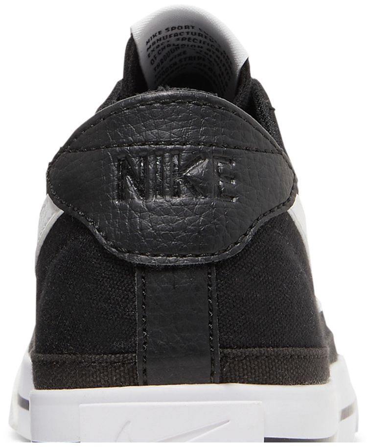 Nike Wmns Court Legacy Canvas Black White