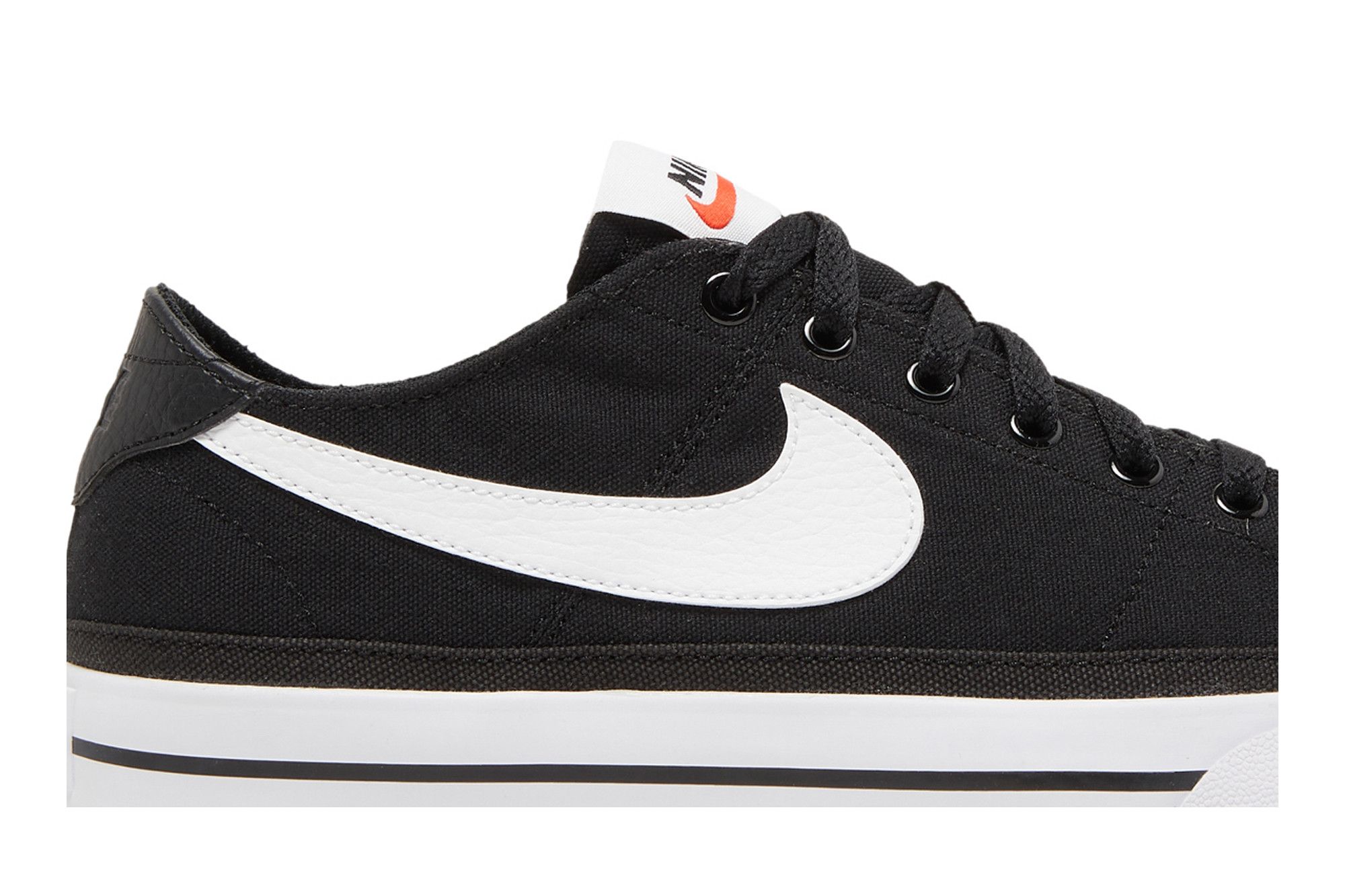 Buy Wmns Court Legacy Canvas 'Black White' - CZ0294 001 | GOAT