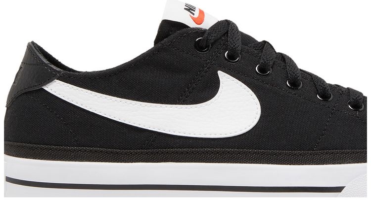 Nike Wmns Court Legacy Canvas Black White