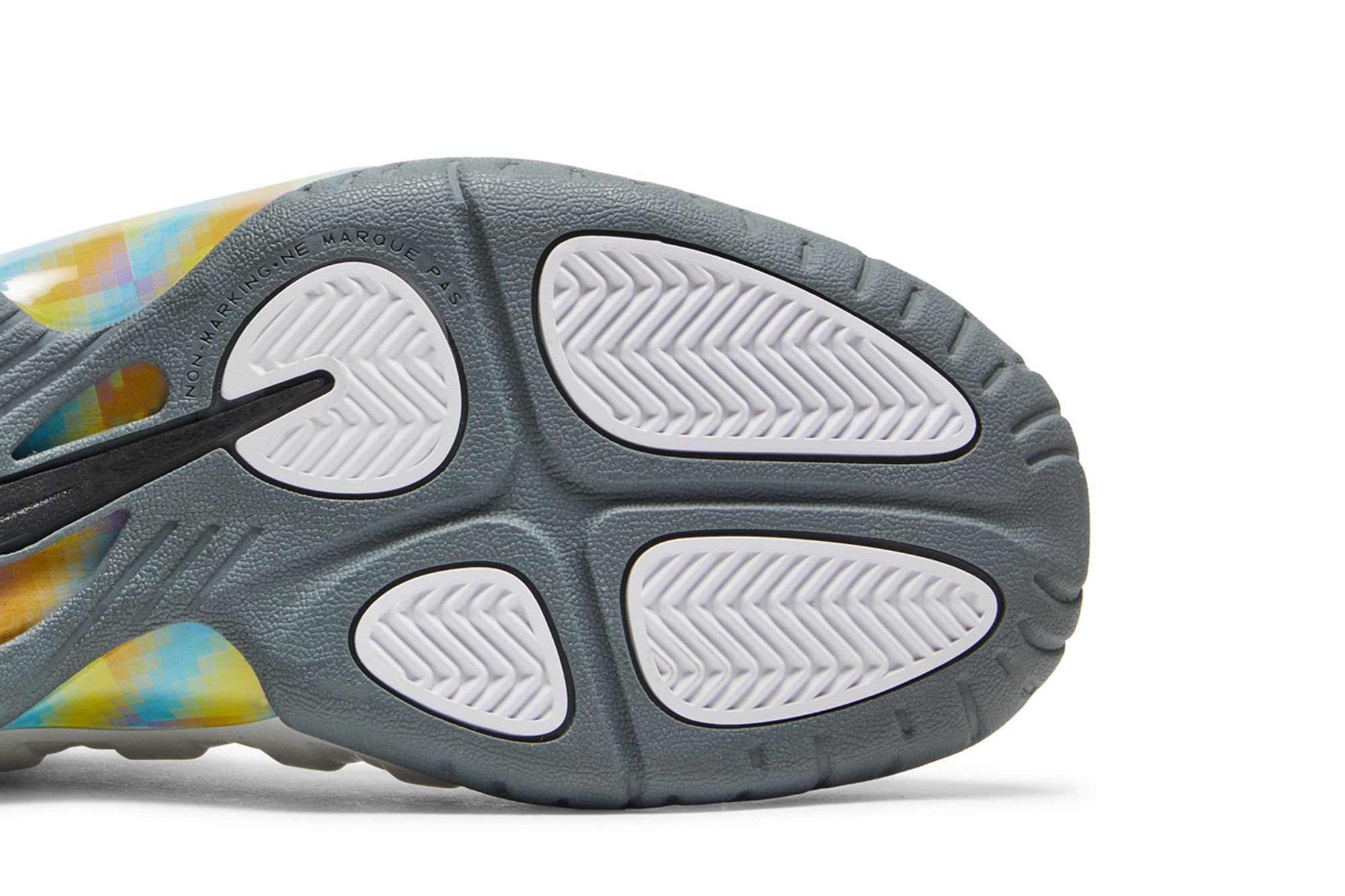 Rainbow nike foams clearance