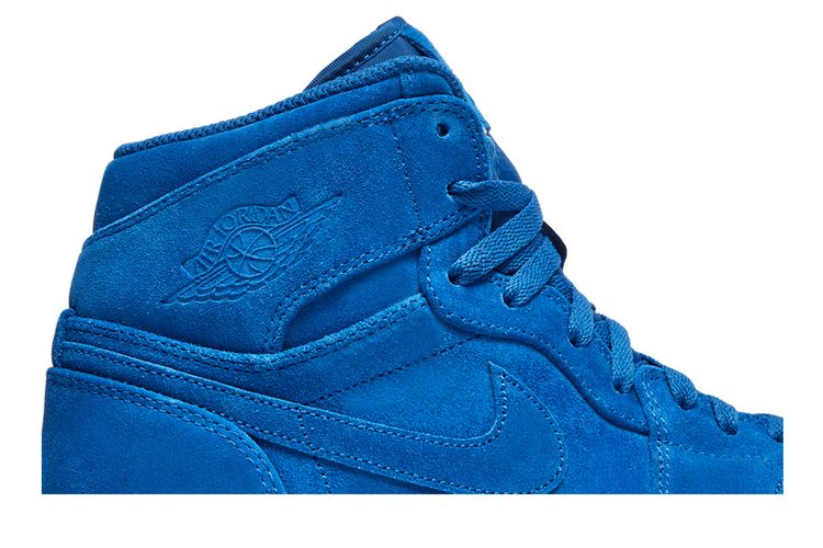 Nike Jordan 1 Retro Blue Suede – Men’s Size 9  Model 332550-404  AUTHENTIC - EUC Air Jordan 1 Retro High  main image 2