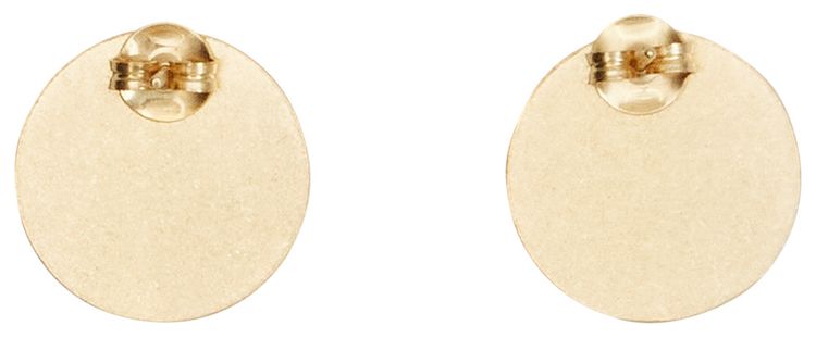 MM6 Maison Margiela Earings Yellow Gold Burattato