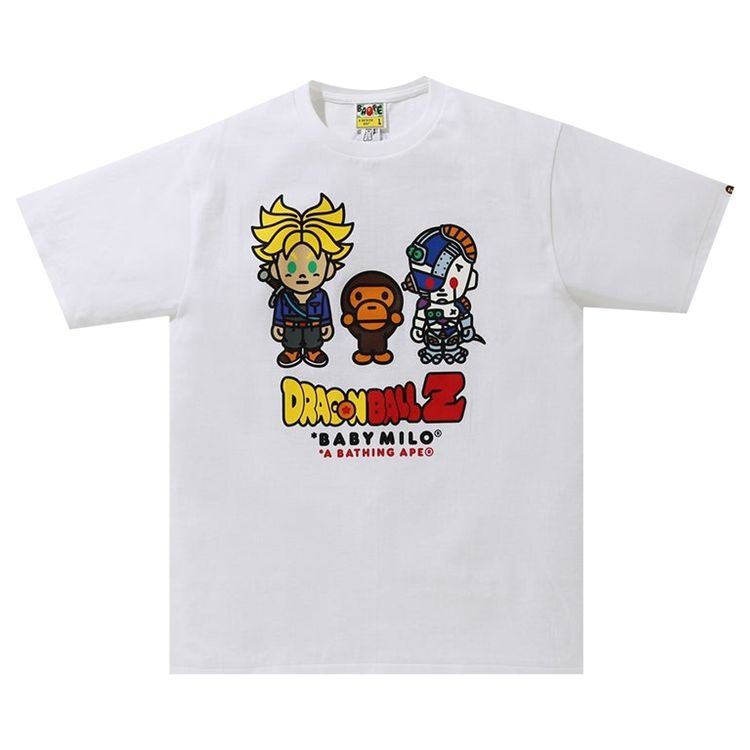 BAPE x Dragon Ball Z Baby Milo Trunks  Mecha Frieza Tee White