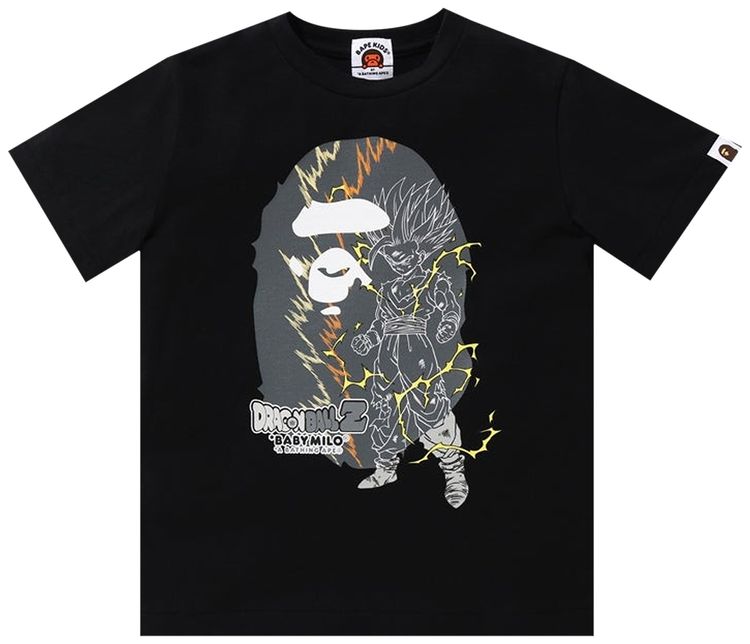 BAPE x Dragon Ball Z Son Gohan Big Ape Head Tee Black