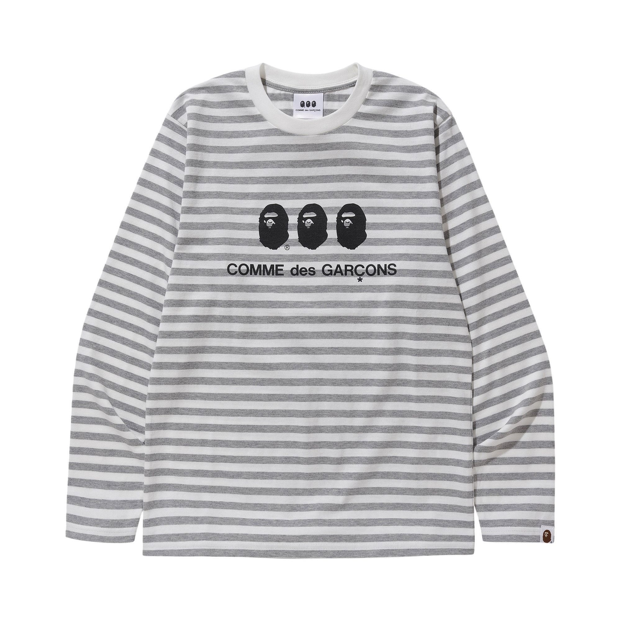 COMMEdesGARÇONS × A BATHING APE ロンT Buy BAPE x Comme des Garçons Long-Sleeve 'White' - 1G72 111 922