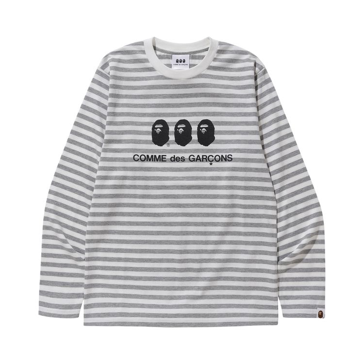 BAPE x Comme des Garcons Long Sleeve White