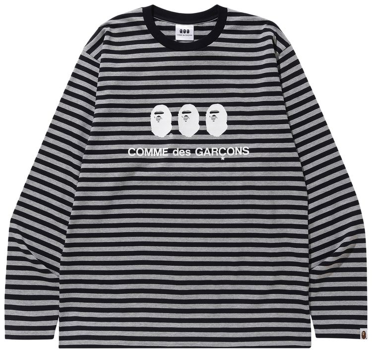 Sweat Manches Longues Noir Comme Des Garçons – Taille XS Homme – Neuf Sans étiquettes