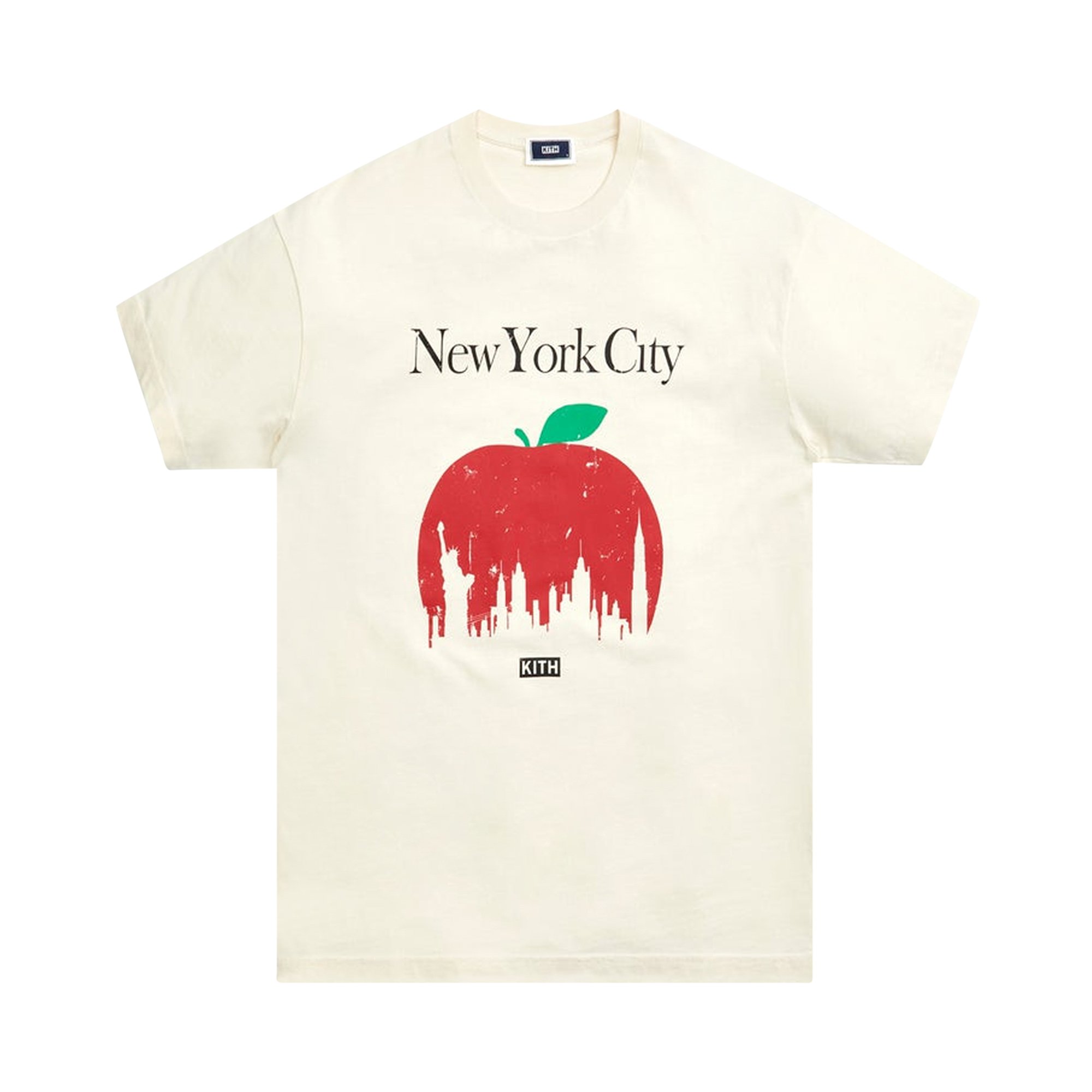 Buy Kith Big Apple Vintage Tee 'White' - KH030118 102 | GOAT