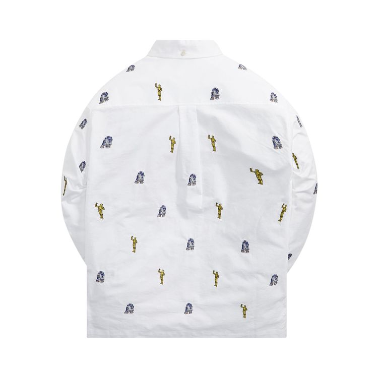 Kith For Star Wars Button Down Oxford Shirt White