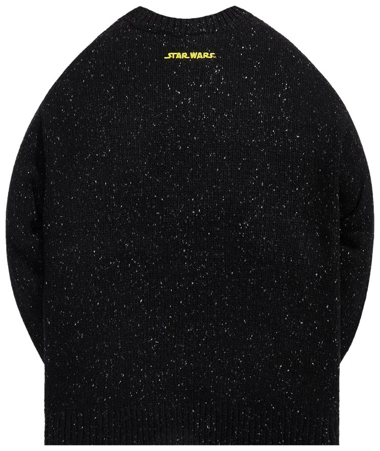 Kith For Star Wars Galaxy Crewneck Sweater Black