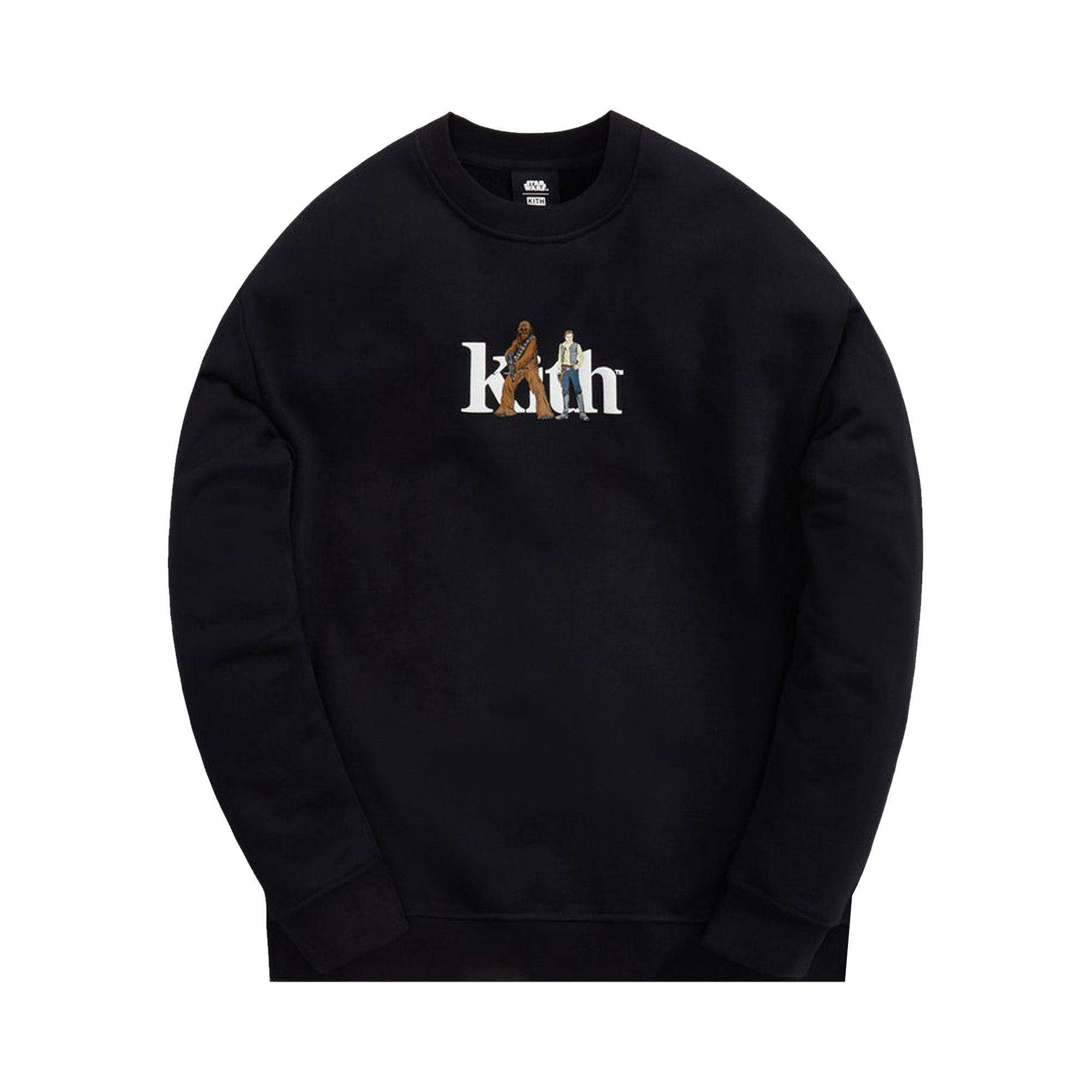 ★最新作★STAR WARS X Kith Solo And Chewie Serif Crewneck Buy Kith For Star Wars Solo And Chewie Serif Crewneck 'Black