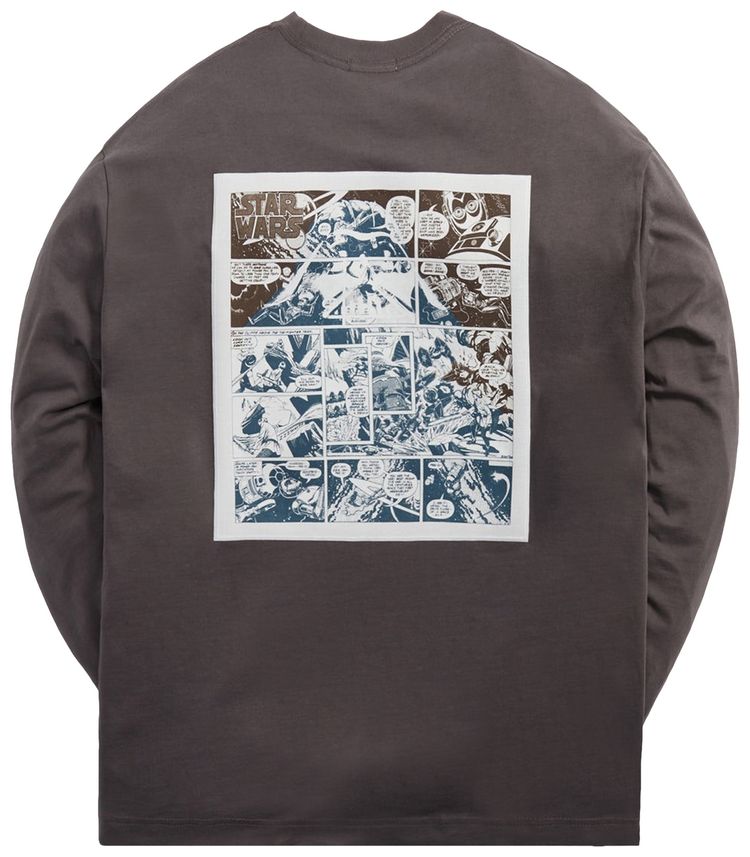 Kith For Star Wars Comic Strip Long Sleeve Tee Online Exclusive Pavement