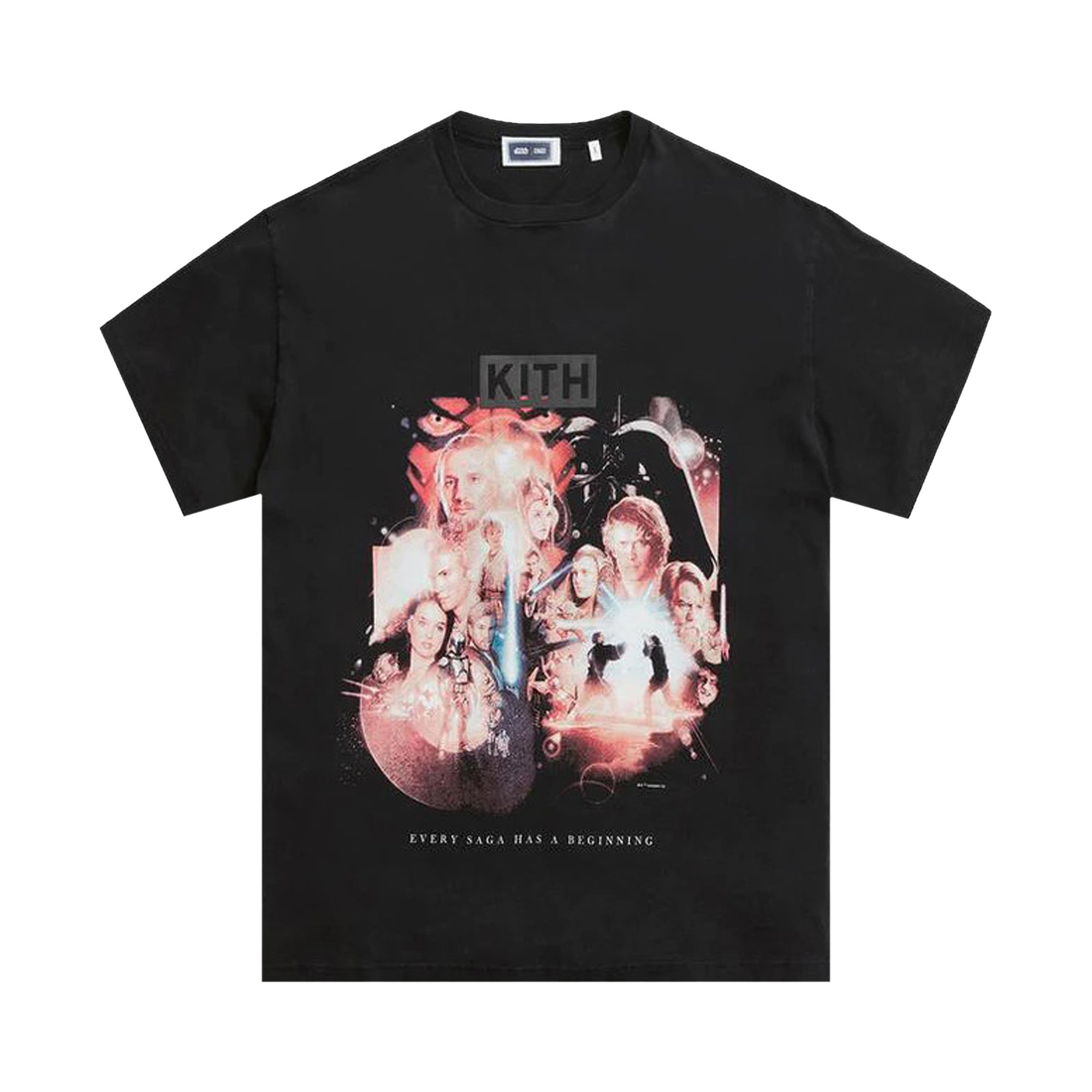 Buy Kith For Star Wars The Beginning Vintage Tee 'Black