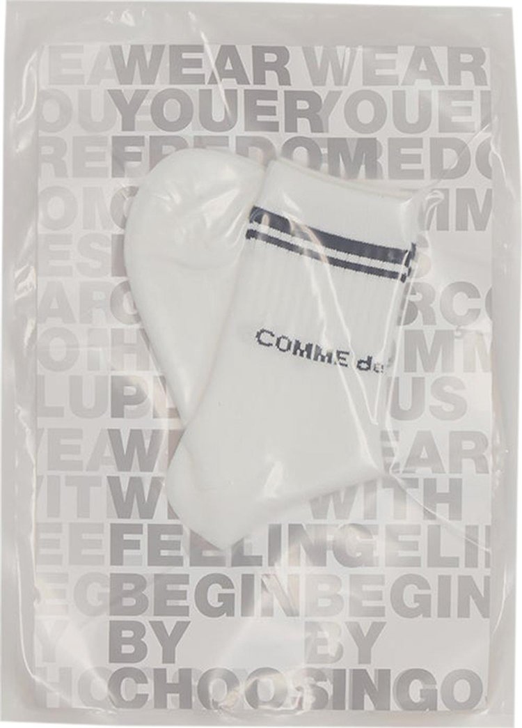 Comme des Garçons Homme Plus Socks 'White'