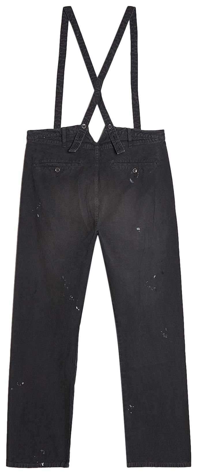 Visvim Travailler Braces Pants DMGD Black