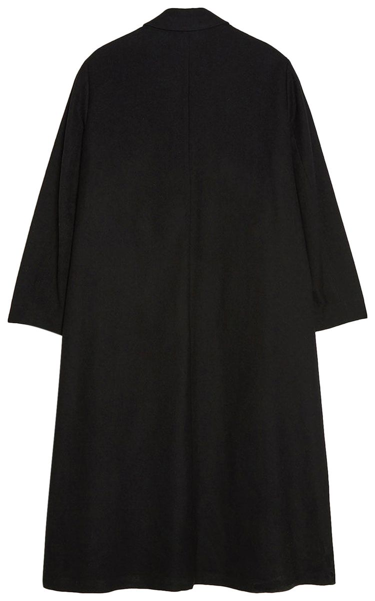 Lemaire Coat With Slits Black