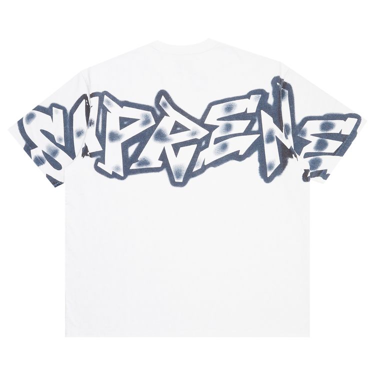 Supreme x New York Yankees Airbrush Short Sleeve Top White