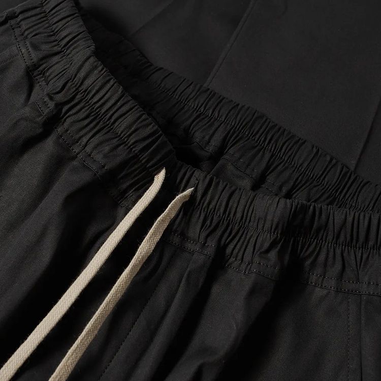 Rick Owens Drawstring Long Pants Black