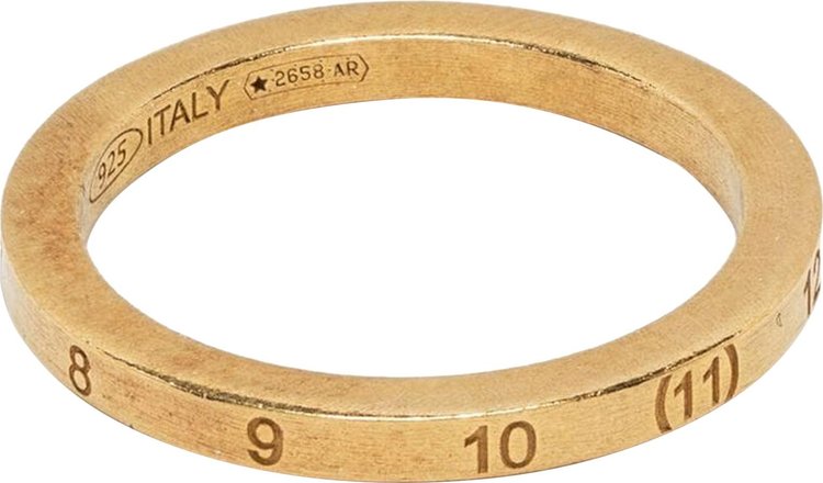 Maison Margiela Branded Ring 'Gold'