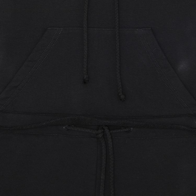 MM6 Maison Margiela Hoodie Long Sleeve Dress Black