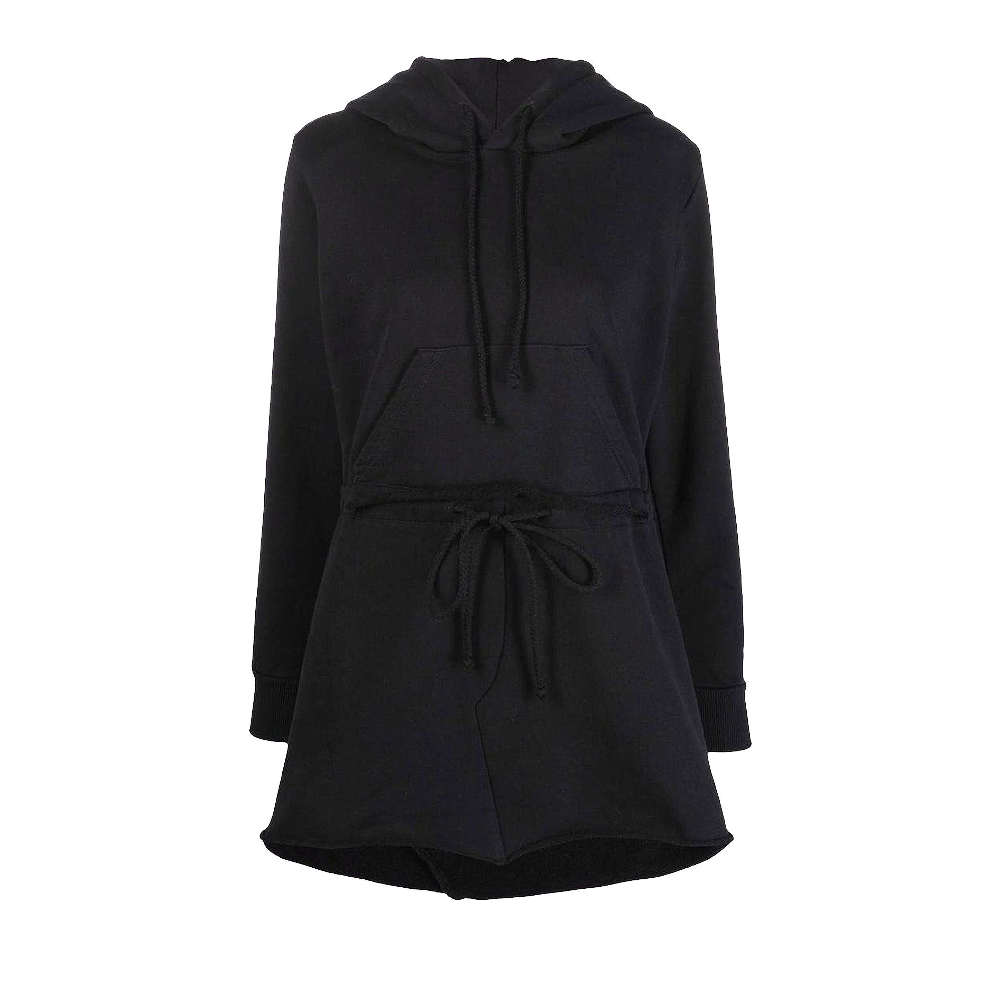 【関税込み】mm6 maison margiela OFF-SHOULDER HOODED DRESS MM6 Maison Margiela Off-Shoulder Hooded Dress - Black