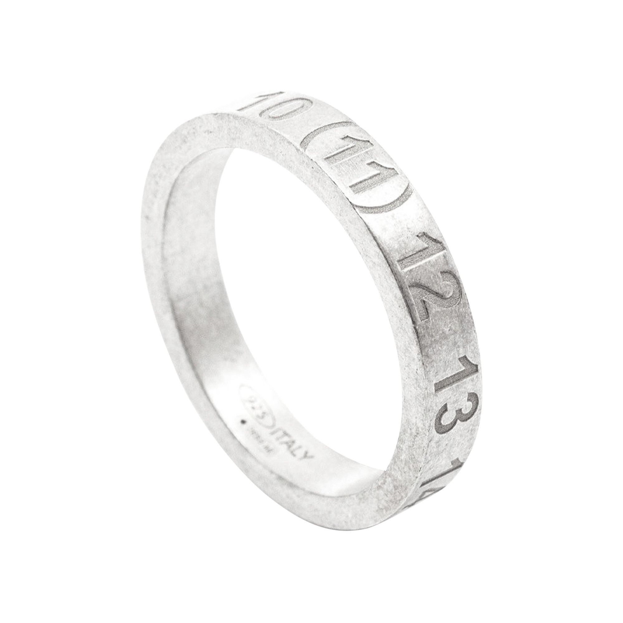 Buy Maison Margiela Thin Logo Ring 'Silver' - SM1UQ0048