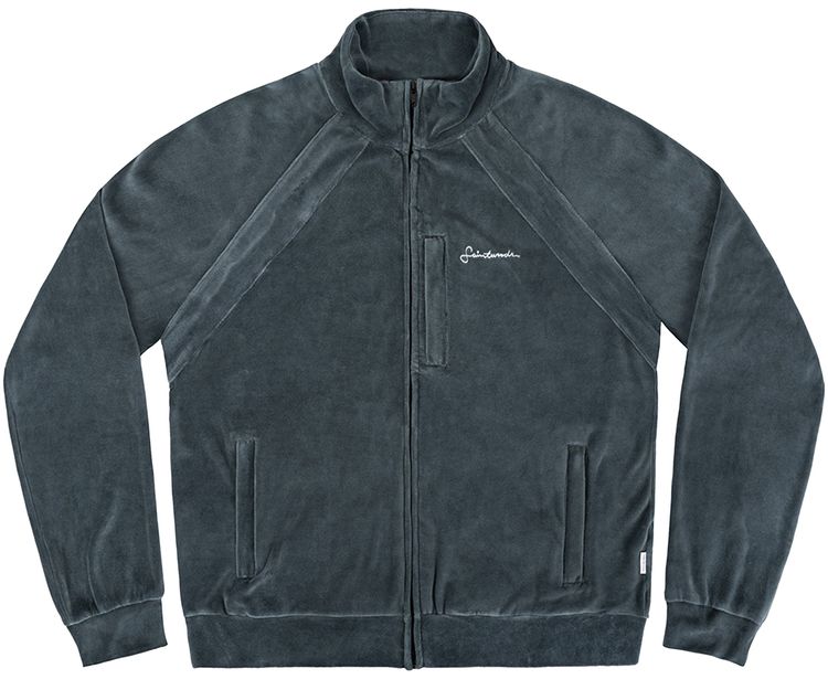 Saintwoods Velour Top Deep Sea Blue