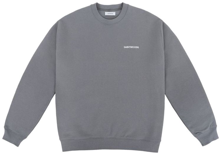 Saintwoods Cement Logo Crewneck Cement