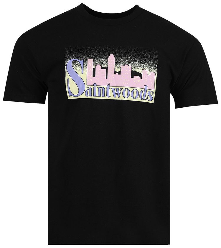 Saintwoods Skyline Tee Black