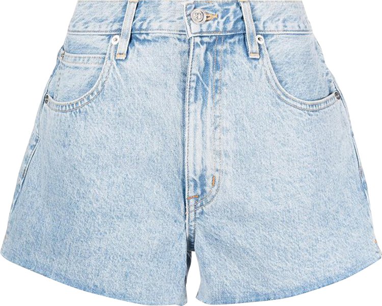 SLVRLAKE Farrah Short Time Worn Jean Blue