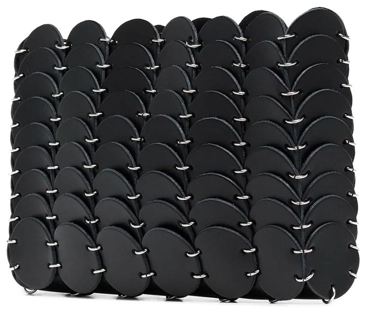 Rabanne Iconic 1969 Nano Leather Bag Black