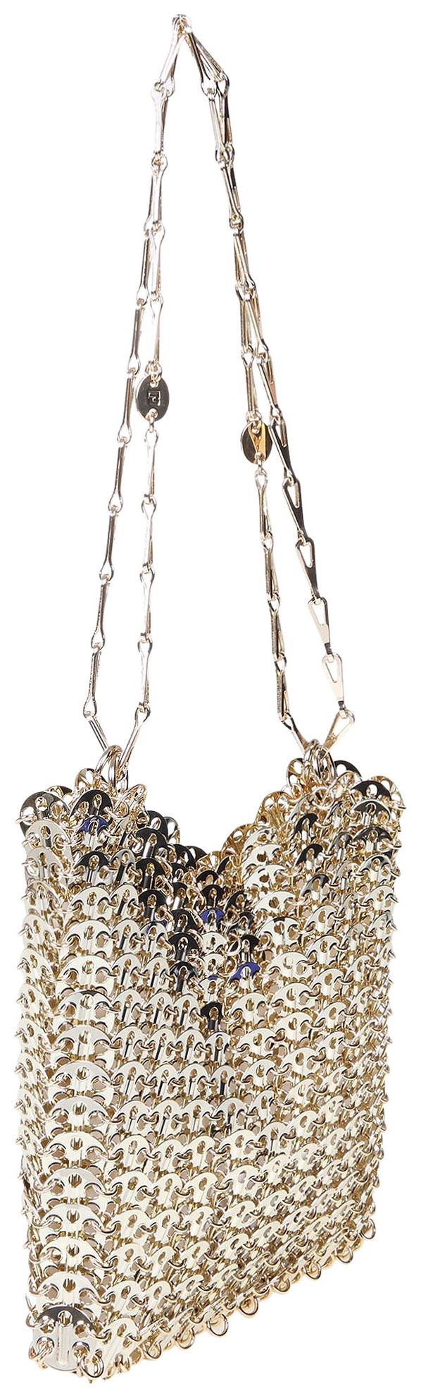 Paco Rabanne 1969 Pochette Shoulder Bag Light Gold