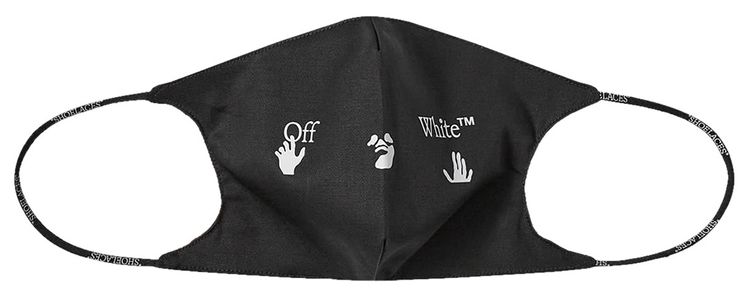 Off White Swimm Simple Mask BlackWhite