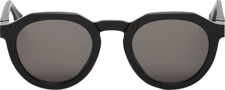 Mykita MMCRAFT018 Sunglasses 'Black Sand/Dark Grey Solid'