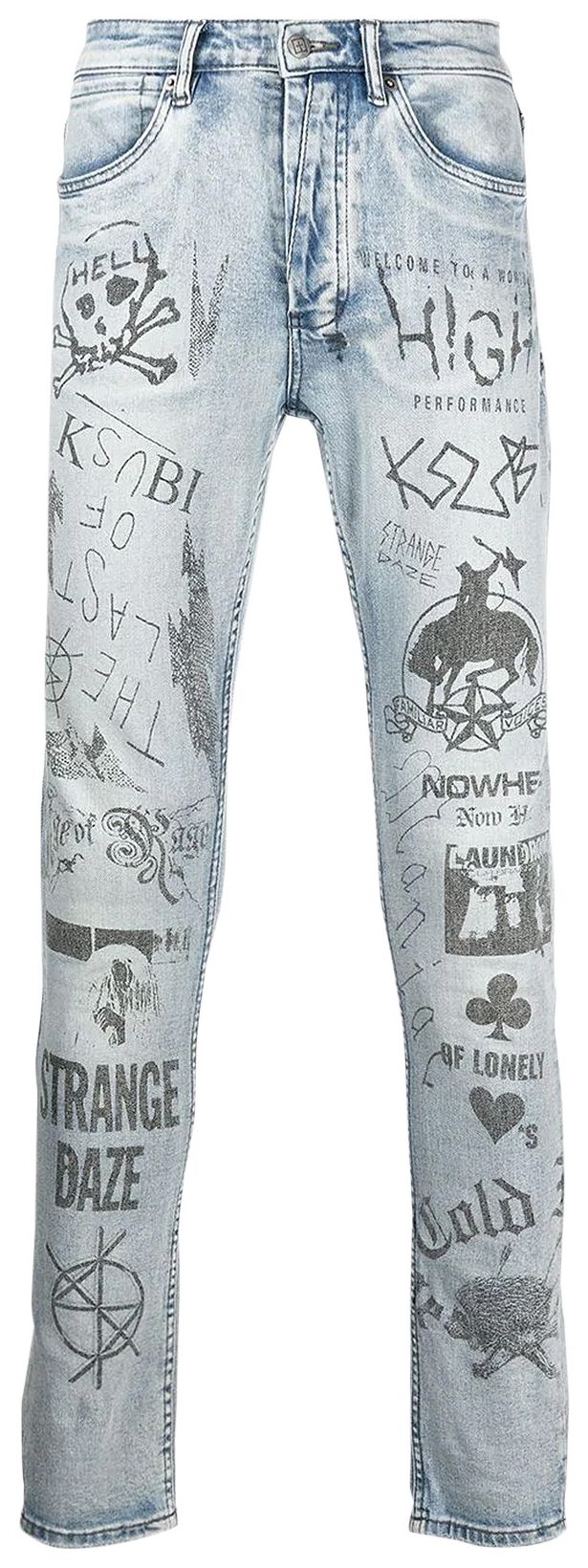 Ksubi Van Winkle Nowhere Punk Jean Blue