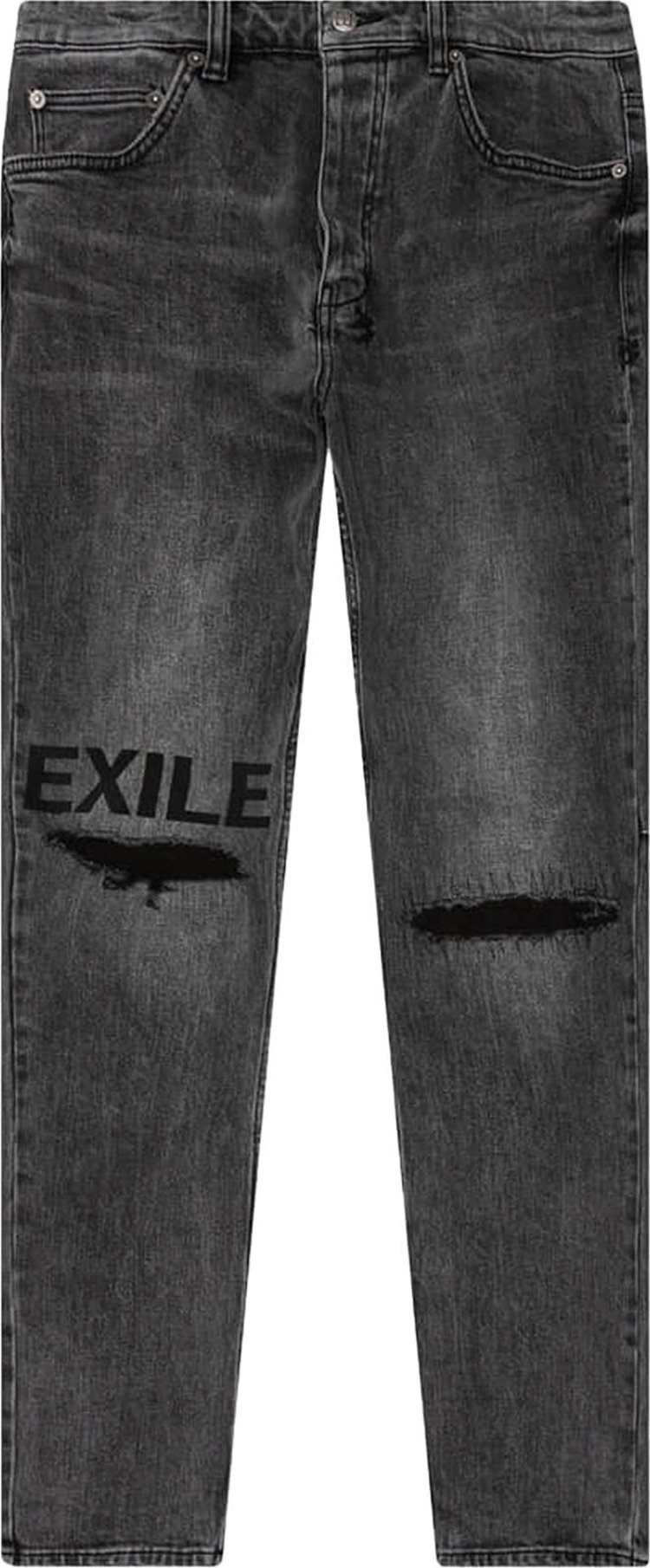 Ksubi Chitch Exile Trashed Jean Black