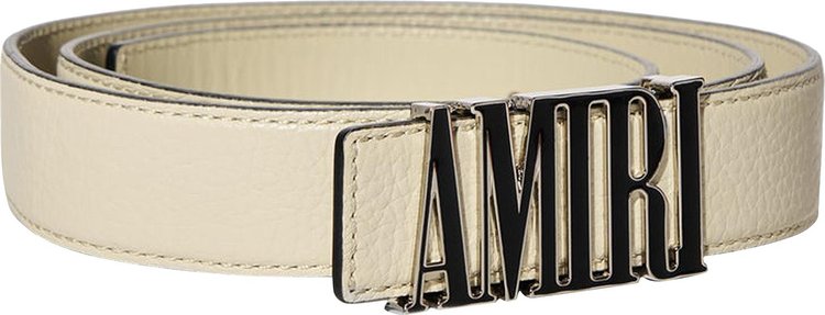 Amiri Pebbled 3cm Belt 'Lamb'