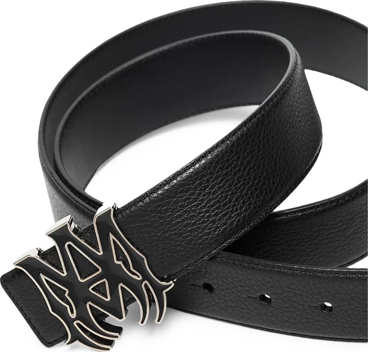 Amiri Pebbled 4cm MA Belt Black